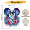 Disney DIY Oil Painting Kits Tinkerbell Floral Hand Painting Home Decor Craft Gift Ideas For Bedroom Wall Art Decor Canvas Paintings