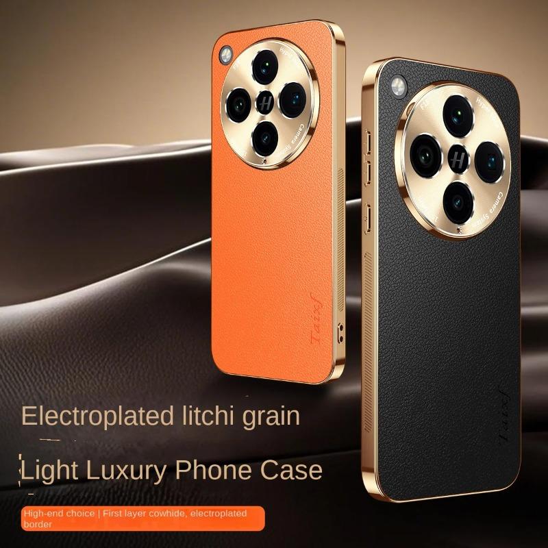 Pouzdro Pro OPPO Find X8 Ultra Kožené Pokovené Nárazuvzdorné Pouzdro Pro Find X8 X6 Pro X7 X8 Ultra Textura Vzor Liči Nárazník Skořepina