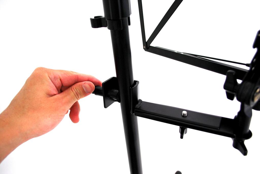 KC Music Stand for Microphone Stands, MS-170BK, Black