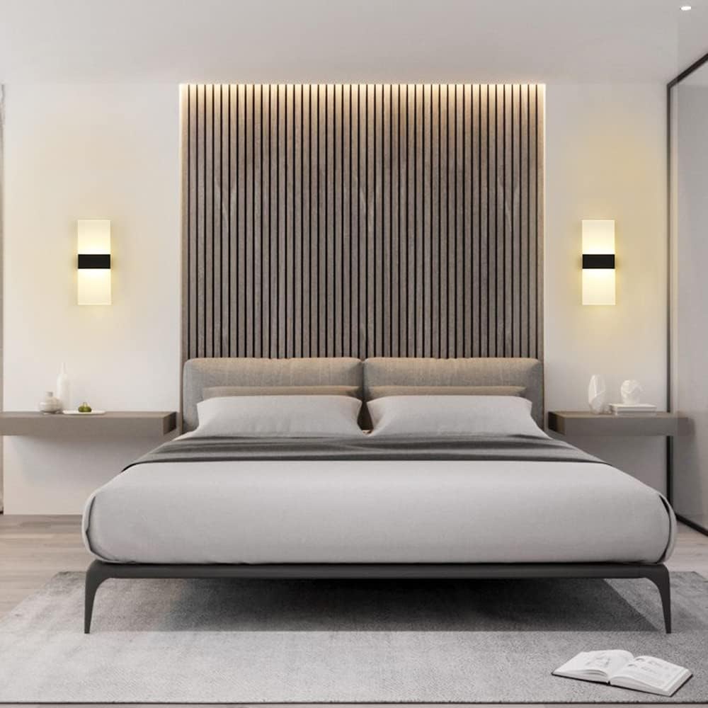 Rechargeable Wall Lights Set of 2 Battery Operated Wall Sconces Indoor LED Wireless USB Charging Batteries Lamps Portable Magnetic Wall Lighting for