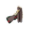 Gucci Blondie Round Interlocking Double G Zipper Closure Leather and Canvas Crossbody Shoulder Bag Women's Style