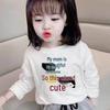 2024 Spring/Autumn Kids' Long Sleeve Pure Cotton Cartoon Top