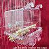 Acrylic Bird Feeder Parrots Automatic Hanging Feeding Food Bowl Bathtub Pet Supplies Tool AccessoryFood Bowl