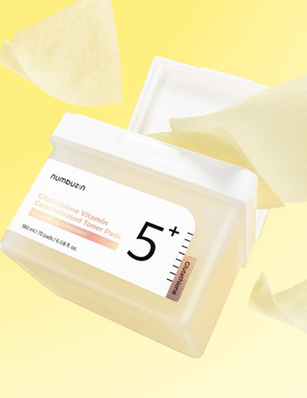 NUMBUZIN Toner Pad Refill Special Set No.1 / No.4 / No.5 (70 Pads + 70 Pads)