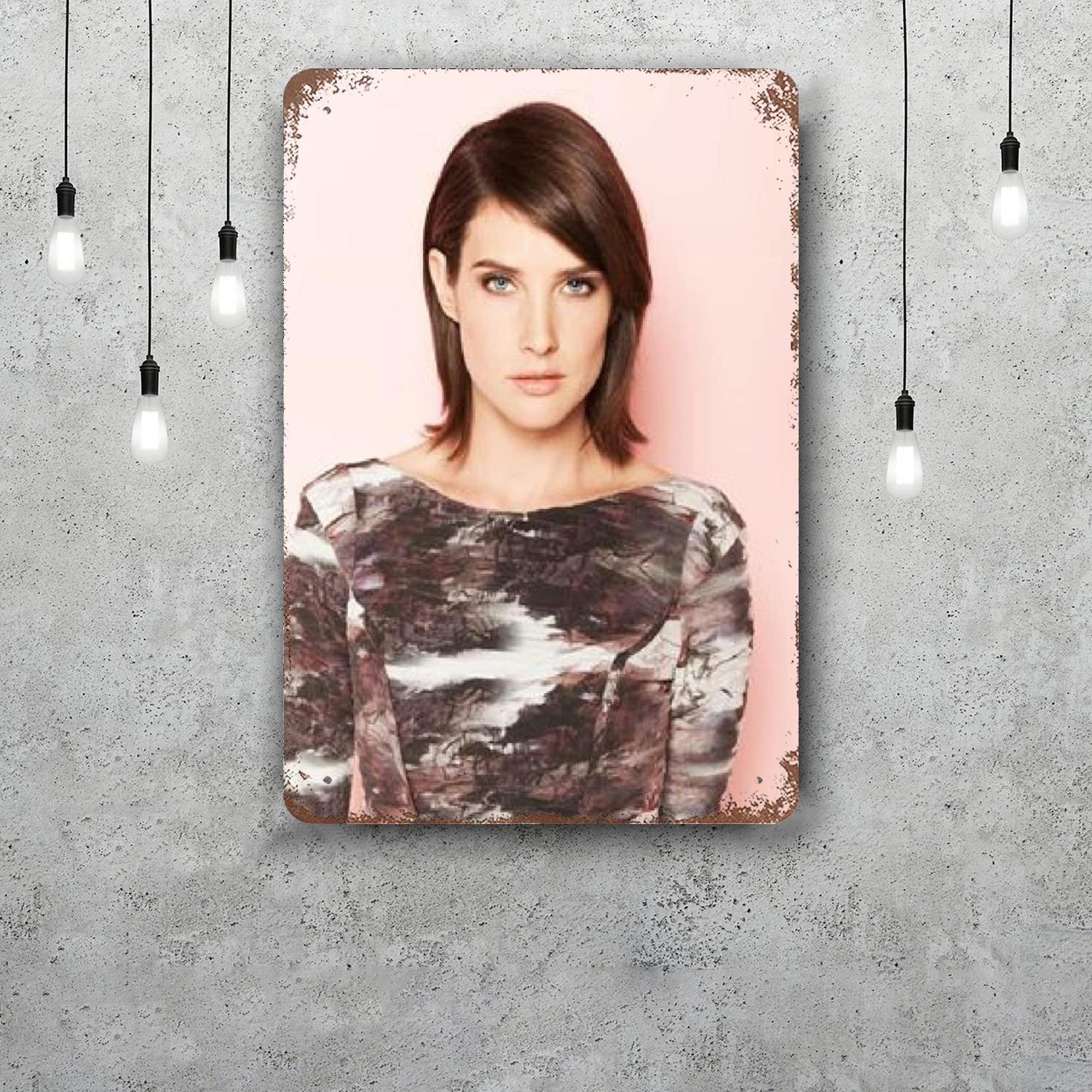 

cobie smulders actor Decor Vintage Metal Signs Tin Signs Captain Poster Decor for Bar Pub Club Man Cave Wall Decoration 20x30cm（7.8x11.8inch）