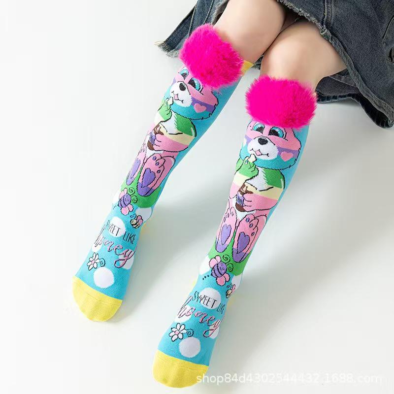 3D Cute Kids Mid-Calf Socks - Mickey, Minnie & Rabbit Designs