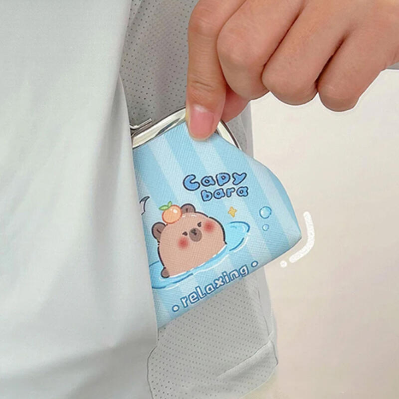 Artfield Capybara Tick-Tock Coin Purse