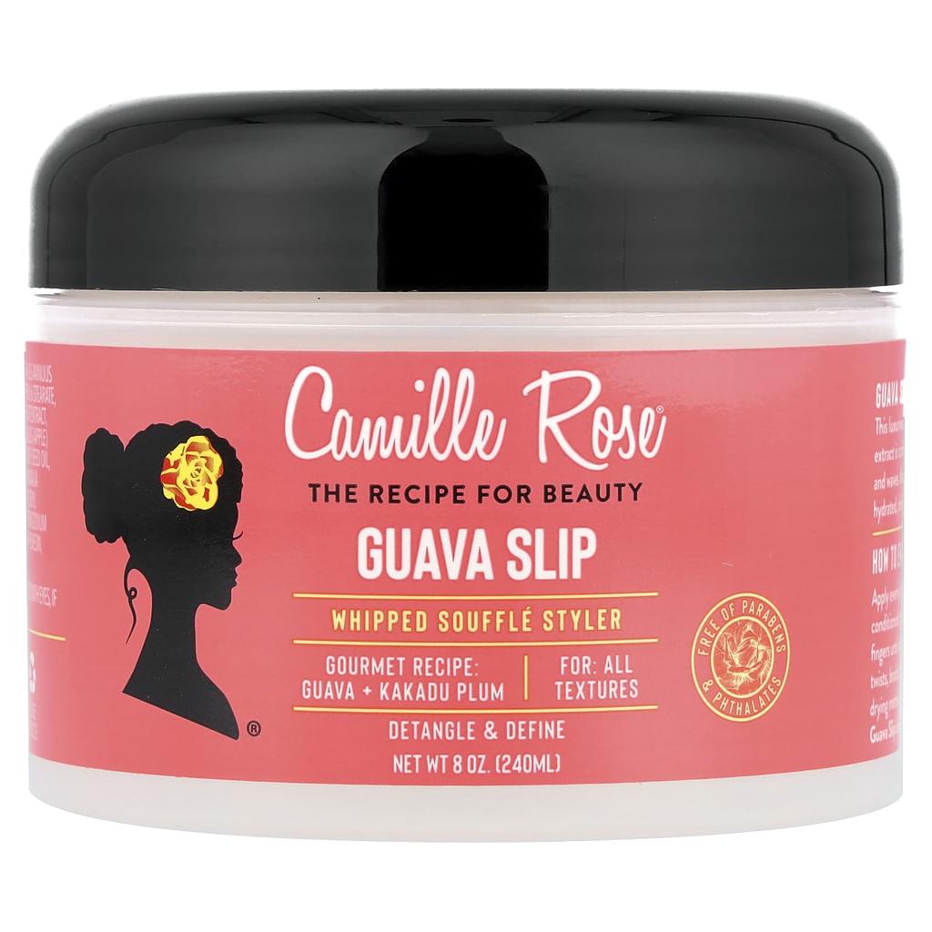 Camille Rose Guava Sleep, Whipped Soufflé Styler, Suitable for All Skin Textures, 8 Oz (240 Ml)