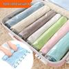 Hand-rolled Vacuum Compression Bag for Clothes: No Pump Needed, Waterproof Storage for Travel & Business Trips