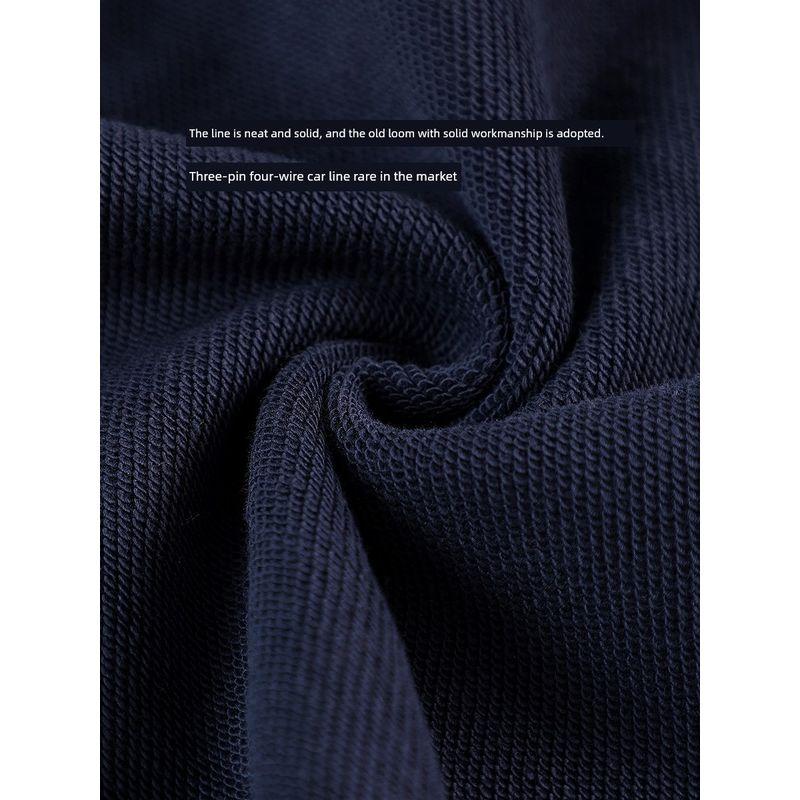 Royal Blue High Waist Winter Fleece-Lined Pure Cotton Sports Pants