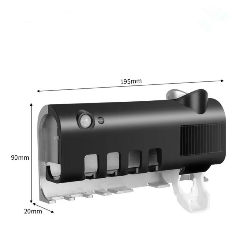 Usb Recharge Automatic Toothpaste Dispenser Creative Wall Mount Smart Toothbrush Holder Squeezer For Family Shower Bathroom