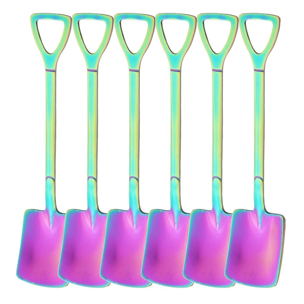 304 Stainless Steel Shovel Spoon Set Ice Cream Stirring Spoon Tool Creative Spoon Dessert Spoon Cutlery Set Kitchen Accessories