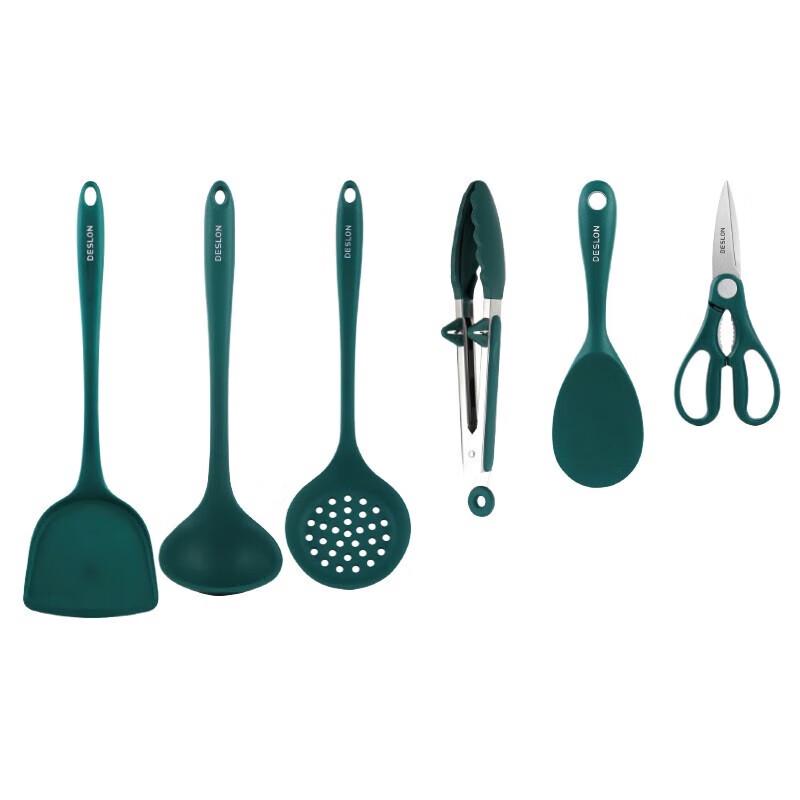DESLON Qinyuan 6-Piece Silicone Kitchen Utensil Set