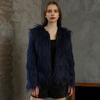 Women's Faux Fur Jacket Warm Plush Round Neck Coat Autumn Winter Long Sleeve Solid Color Furry Coat for Casual Street Wear Shopping