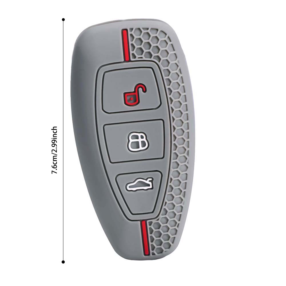Silicone Car Key Cover Case for Ford Focus 4 ST Mondeo 5 Edge Explorer Ecosport Kuga Escape Fiesta Mustang F150 Ranger Keyless