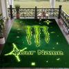 Benutzerdefinierter Teppich mit Aufdruck Monster Energy Rutschfester Bodenbelag Für Heimzimmerdekoration