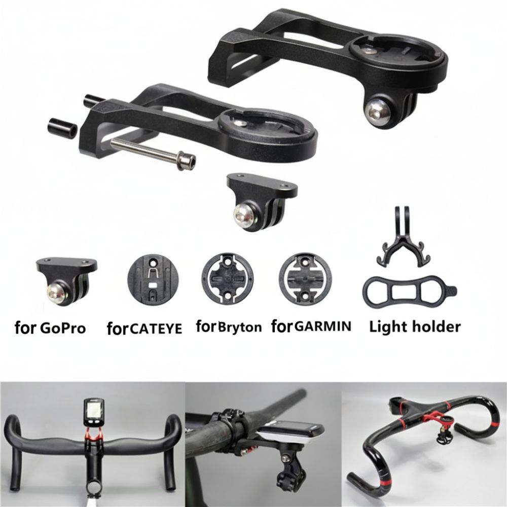 Easy Installation Bike Computer Mount Holder for Garmin/ Bryton/Cateye MTB and Road Cycling
