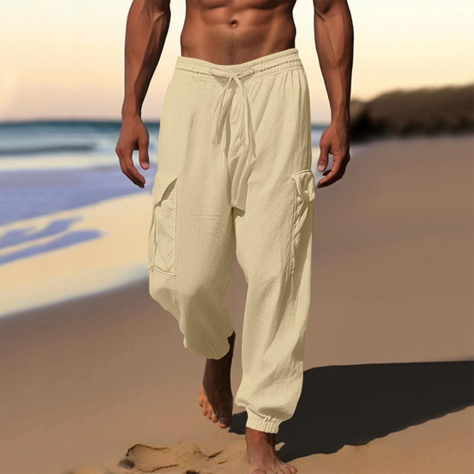 

Мужские спортивные повседневные брюки для бега, легкие походные рабочие брюки, уличные брюки M хаки