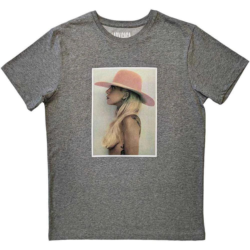 Lady Gaga Unisex T-Shirt: Pink Hat (Large) S