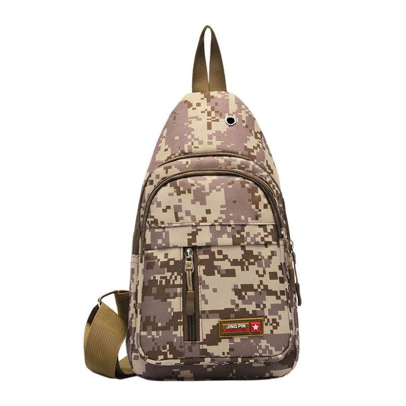 

New camouflage breast bag, military fan bag, multi-functional chest bag, men s shoulder messenger bag, outdoor cycling bag.