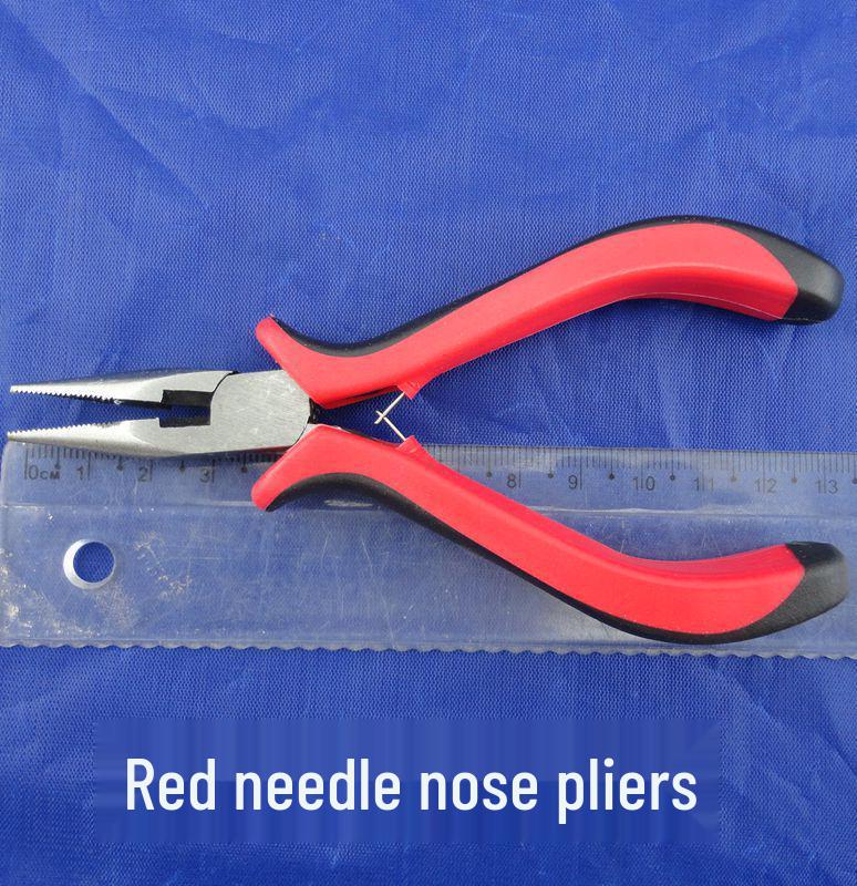 

Набор инструментов для изготовления украшений своими руками: Набор плоскогубцев с круглыми носами, диагональных и игольчатых плоскогубцев для изготовления бижутерии ручной работы Red Round Nose Pliers - Long Round Head [709]
