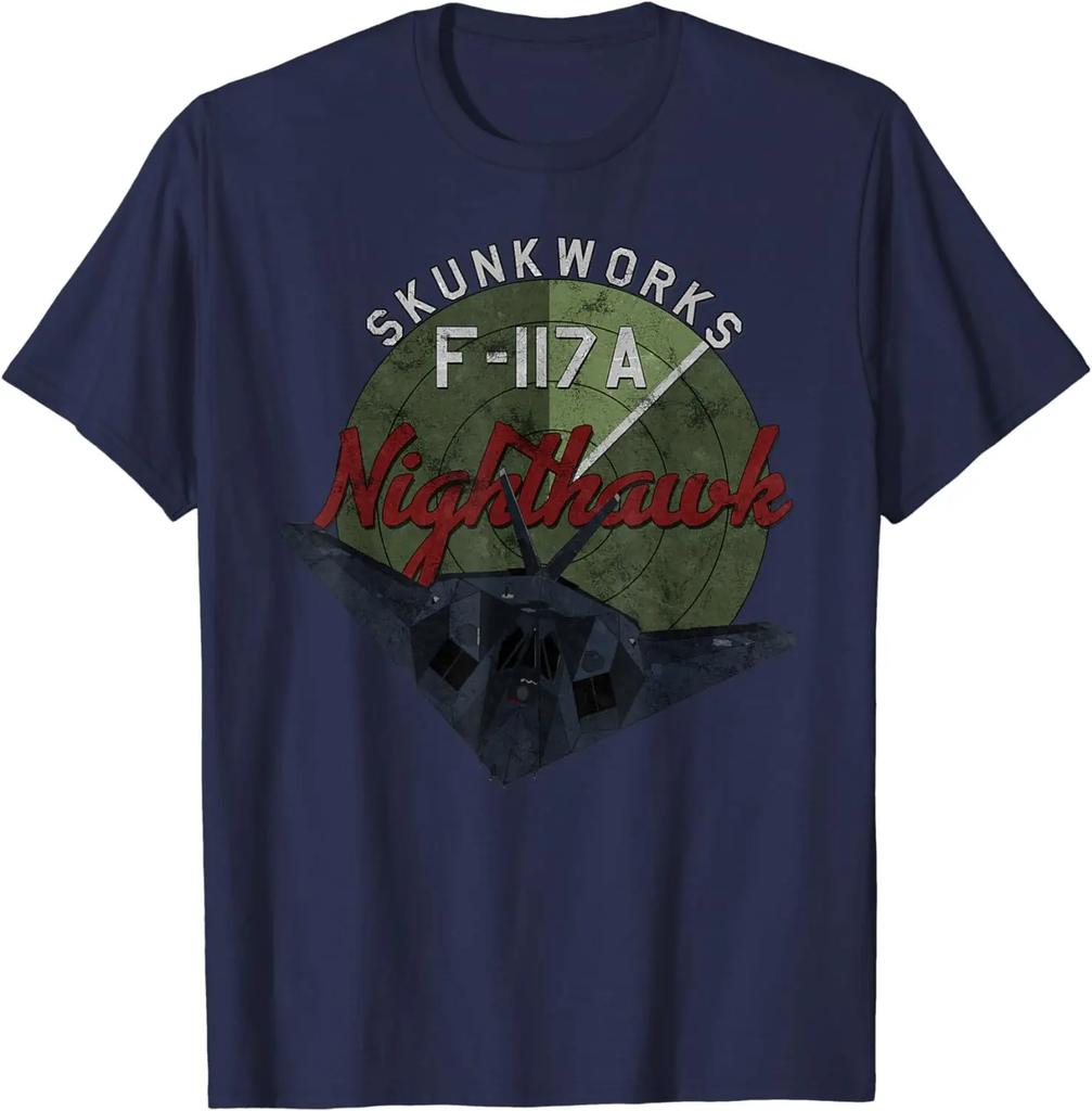 F-117 Nighthawk Stealth Airplane Men T-shirt Short Sleeve Casual Cotton O-Neck T Shirt