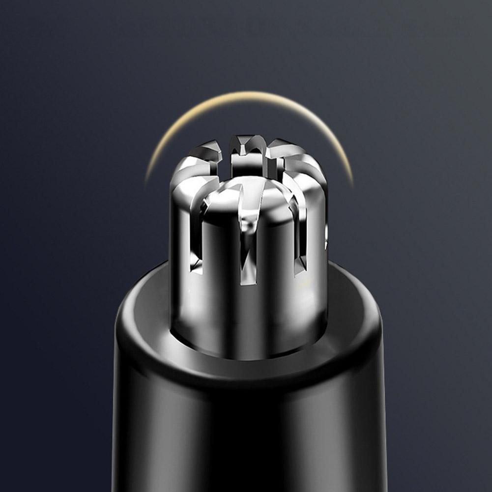 Electric Nose Hair Trimmer Rounded Tip Safe Painless Waterproof Portable Multifunctional for Men Women Eyebrow Trimmer