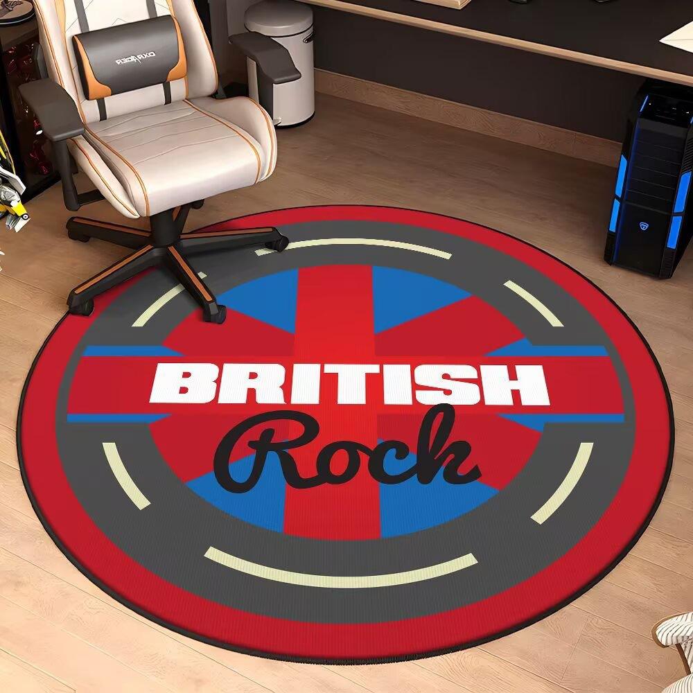 E-sports Circular Carpet Home Decor Living Room Dirt Resistant Carpet Bedrooms Study Children's Rocking Chairs Anti Slip Pads