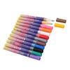 Set di Pennarelli per Nail Art 0,5 mm Punta Fine Impermeabile Asciugatura Rapida Pennarelli per Pittura Unghie Fai da Te per Principianti 12 Pezzi