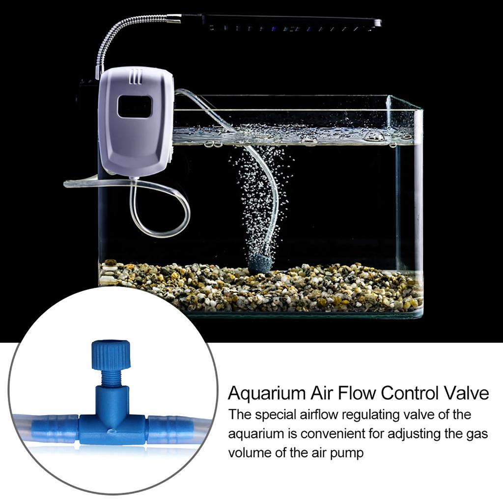 10Pcs Plastic Aquarium Fish Tank 3 Way Air Pump Control Valves
