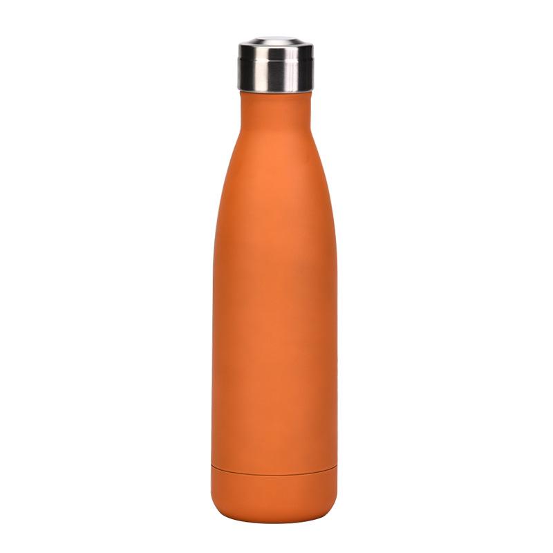 

Stainless Steel Small Mouth Thermos Cup Creative Water Cup Portable Outdoor Sports 500Ml 500ml оранжевый