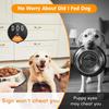 Dog Fed Sign - Dog Feeding Status Spinner with 3 Meals Marked, Did You Feed The Pet Tracker, Pet Feeding Reminder with Double Sided Tape for Fridge,