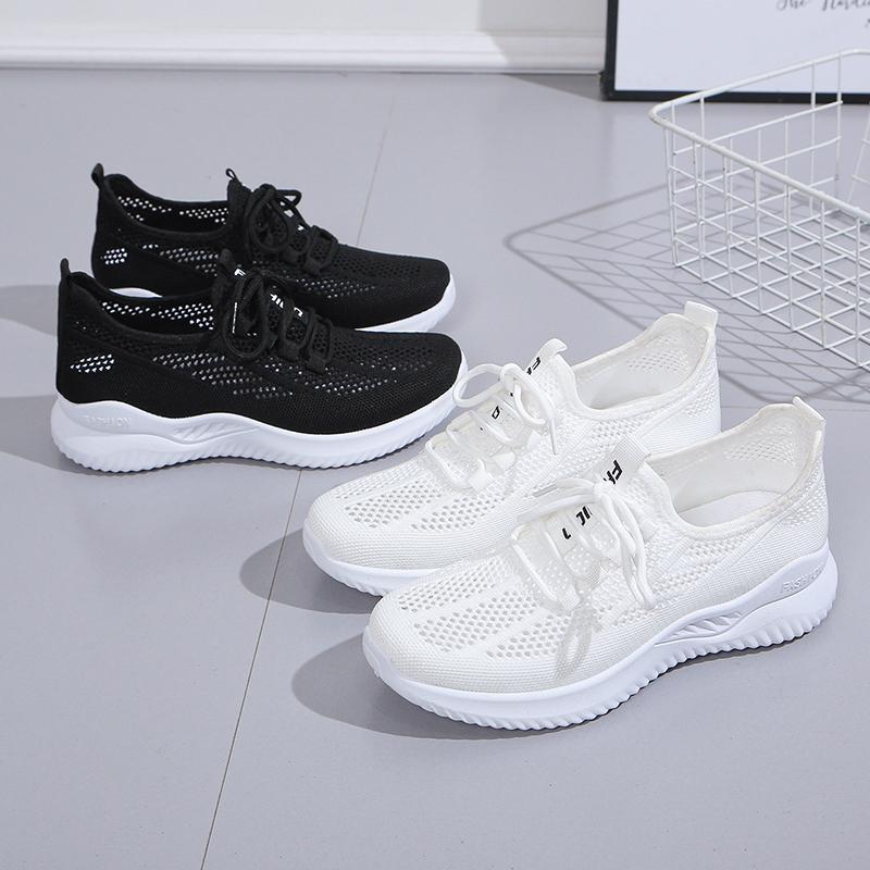 Fashion Lace Sneakers for Women 2025 Fashionable Breathable Light Vulcanized Shoes for Summer Comfortable Casual Flat Shoes for Women