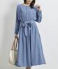 ROPE PICNIC Tuck Metal Point Blue Size 38 Web-exclusive Dress, (45),