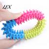 Bite Resistant Dog Toys for Aggressive Chewers Spiky Ring Toy, Rubber Chew Interactive Dental Cleaning Dogs Fetch And Teeth Toy Durable
