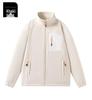 2025 Men's Windproof Fleece Jacket, Thickened Stand Collar, Warm Lining, Customizable and Available for Group Purchase