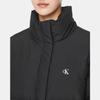Calvin Klein Minimalist Comfortable Versatile Short Stand Collar Korean Style Down Jacket Women Jacket Black J224676BEH