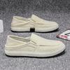 Men's Summer Canvas Slip-on Shoes - Stylish Linen Fisherman Loafers 2026