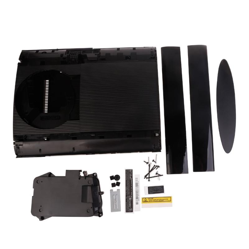 Game Machine Case Solid Color Game Console Replacement Full Cover Housing for 4000 Game Accessories Black