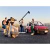 TOMYTEC Geocore64 1/64 Car Snap 11a (TV Crew with Honda City Cabriolet) ABS/PVC Painted Partially Assembled Figures & Accessories + Diecast