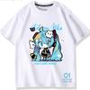 Anime di seconda dimensione Hatsune Miku tendenza moda nuova maglietta di cotone a maniche corte unisex