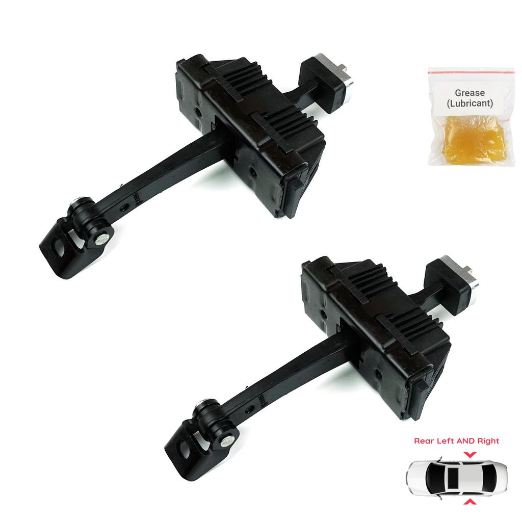 EDP1078-1 2 Pieces Rear Left AND Right Door Catch Hinge Brake Stop Check Strap Limiter for BMW 5 Series E60 E61 2001-2010 4/5-Door 51227176805