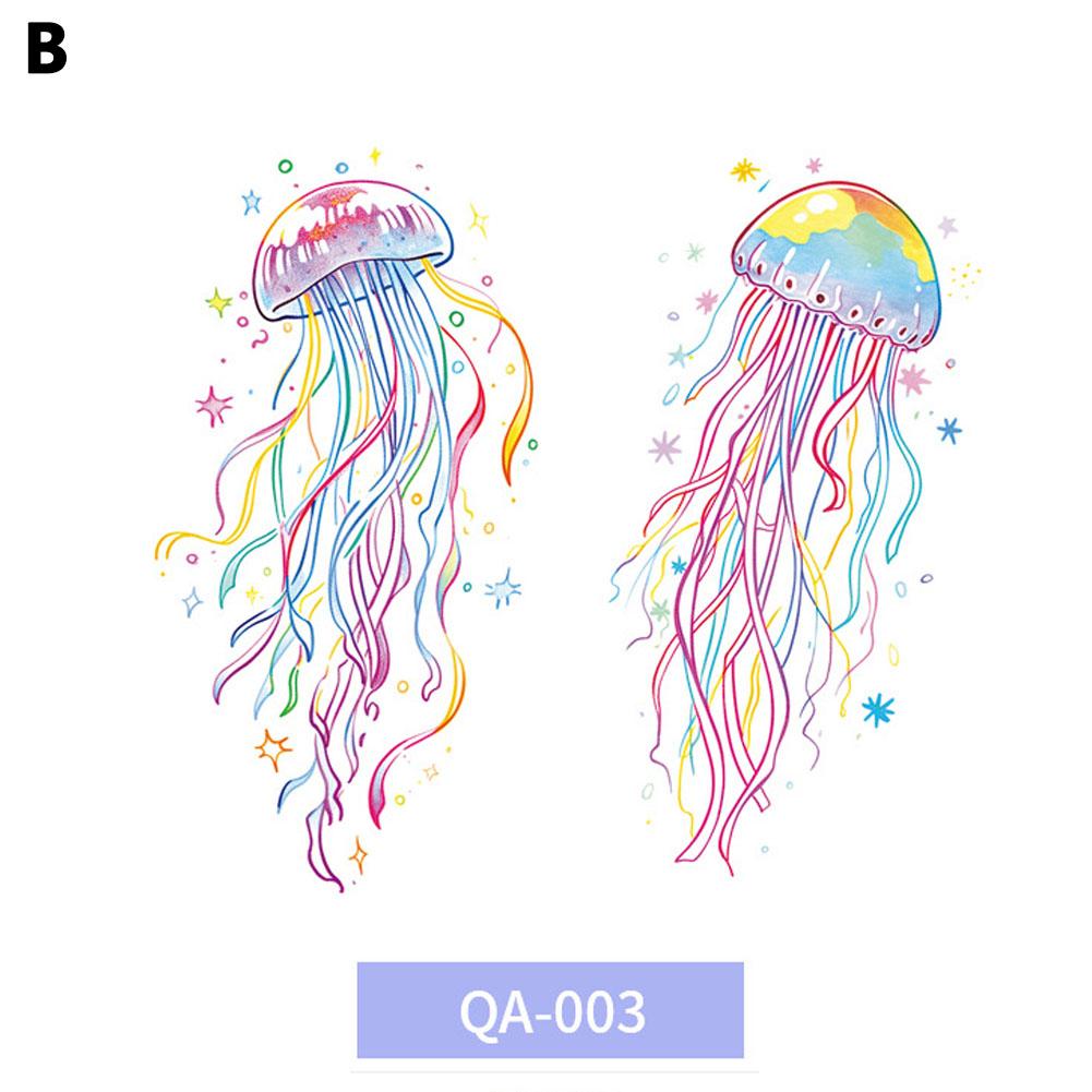 Barevné tetovací nálepky motýlů Vodotěsné Dlouhotrvající Roztomilé Japonské Dopamin Omyvatelné Tetování St G1S6
