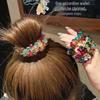 Korean Style Colorful Crystal Elastic Hair Tie & Women's Bracelet