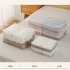 Large Capacity Transparent Peva Packing Bag With Handle For Moving And Closet Storage
