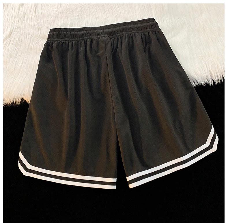 Men's Quick-Dry Ice Silk Basketball Shorts - Casual, Lightweight, Versatile Five-Point Pants