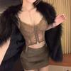 Slim Fit Floral Lace Camisole Push Up Breathable Mesh Vest Fashion Sexy Lace Corset Top  Ladies
