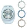 Manual Boiled Egg Cutter with Storage Box Fruit Garnish Chopper 3 in 1 Egg Slicer  Kitchen Use