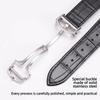 Quick-Release Cow Leather watchband For Cartier Santos  WSSA0009 WSSA0029 Men women replacement watch strap 19mm 21mm Black blue