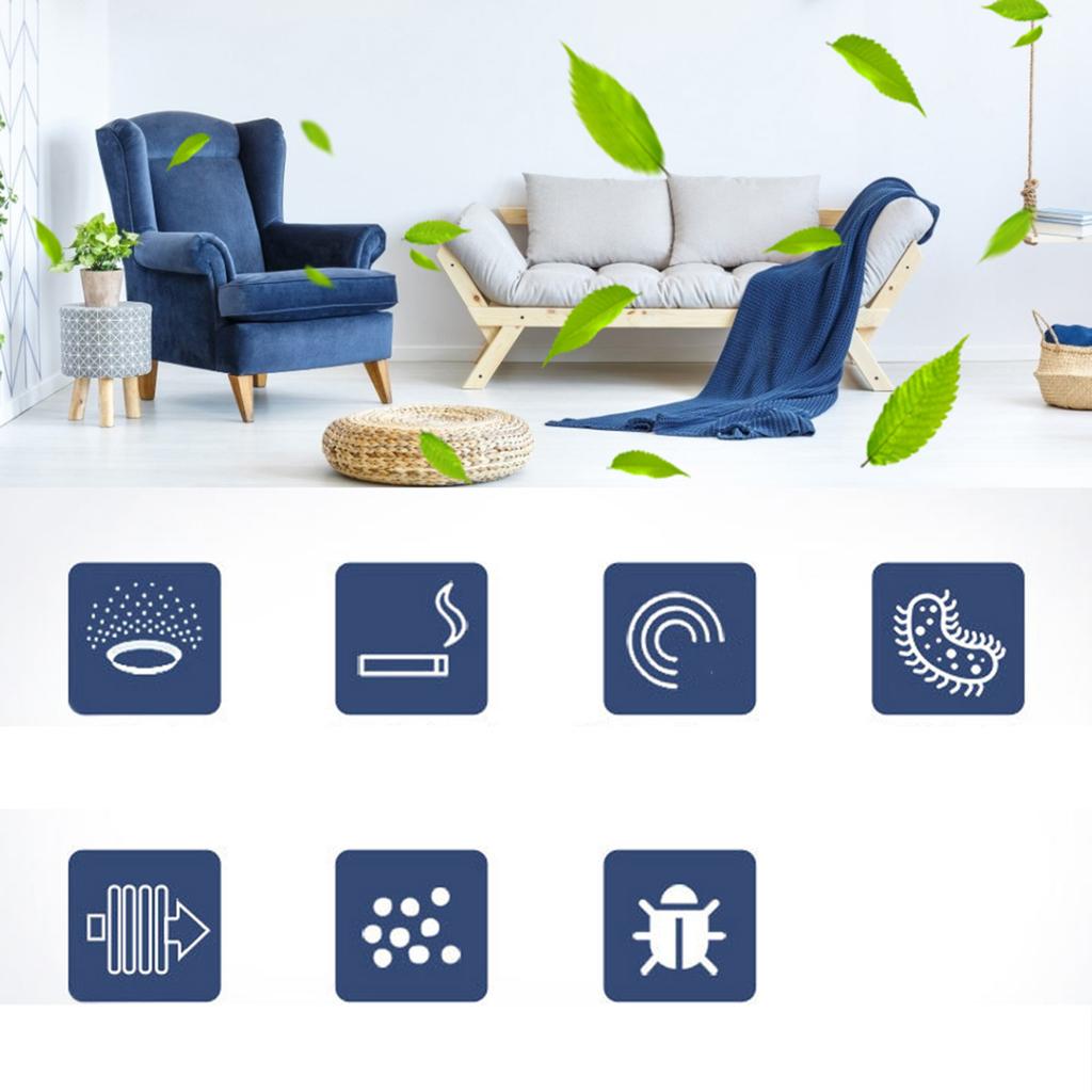 Household Air Purifier Filter Air Refresher Odor Dust PM2.5 Filter Screen Net Accessory